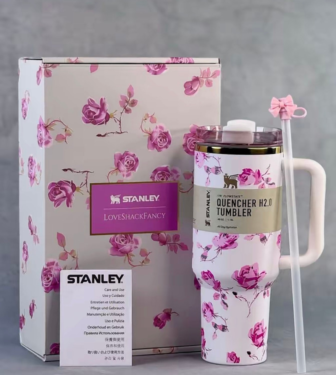 قیمت ماگ استنلی اصل طرح گل